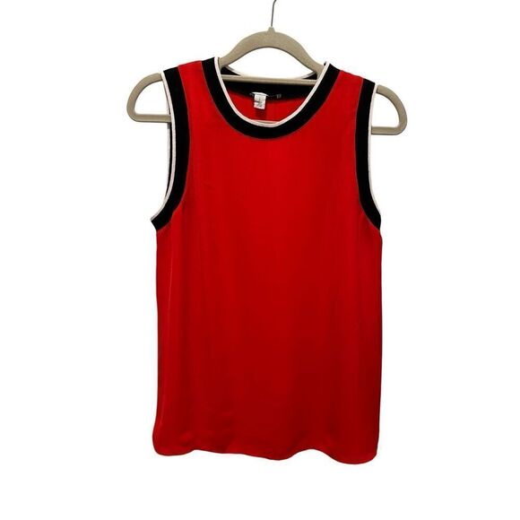 Halogen red tank w/black outline, women’s size S - Picture 1 of 4